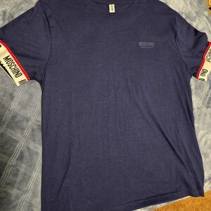 Moschino Navy Blue Men's Shirt